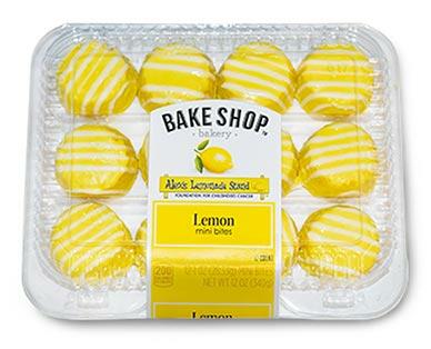 Bake Shop 
 Mini Lemon Cake Bites