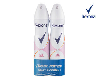 Rexona 48 Hour Antiperspirant Aerosol Deodorant 2 x 145g