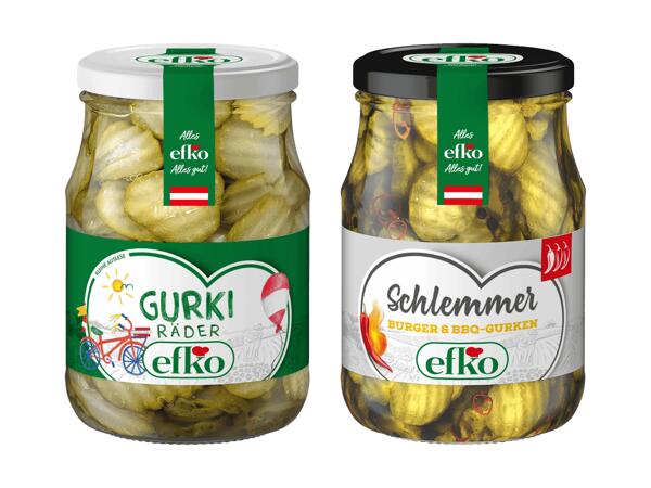 Gurki Räder oder Schlemmergurken BBQ