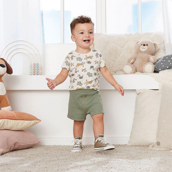 L&D(R) 				Babyset mit Waffelstruktur