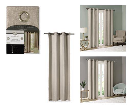Huntington Home 
 Energy-Saving Window Curtain