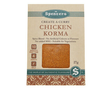 Spencers Create a Curry 20g - 27g