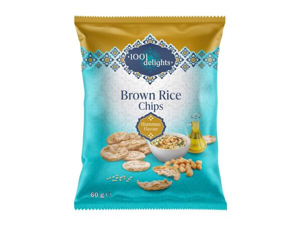 SNACK Z HNĚDÉ RÝŽE S CIZRNOU