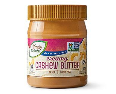 Simply Nature 
 Cashew Butter