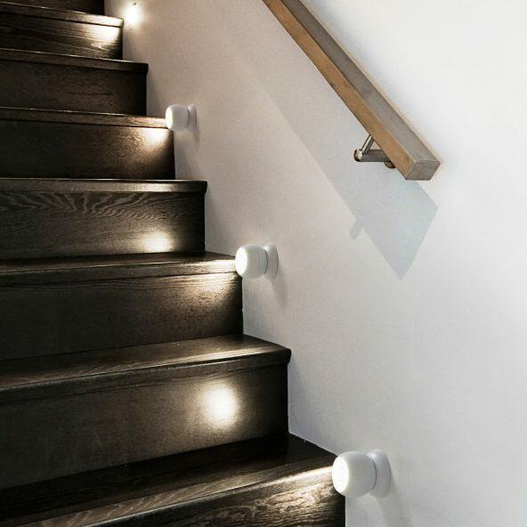 Éclairage LED avec détecteur de mouvement, 2 pcs