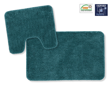 MICROFIBRE BATH MAT SET 2PC