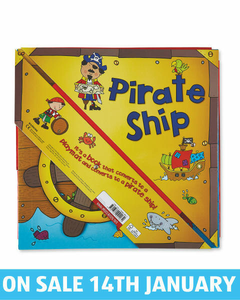 Convertible Pirate Ship Board Book