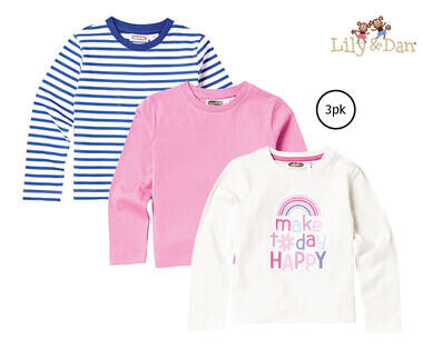 Children's Long Sleeve Tee 3pk