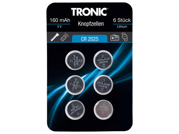 Tronic Knappceller, 6-pack