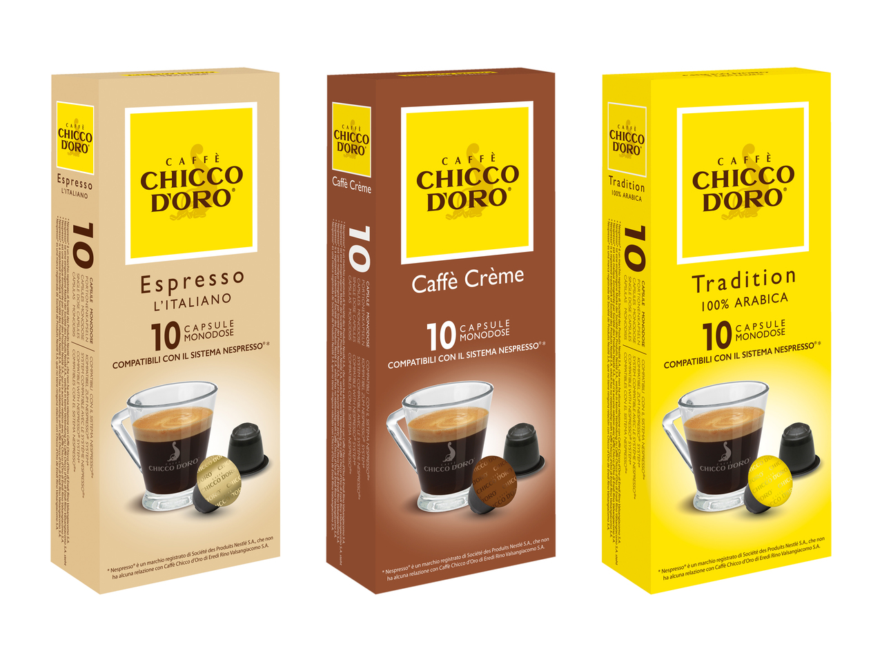 Capsules de café Chicco d'Oro