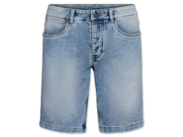 Herren Sweat-Denim-Shorts