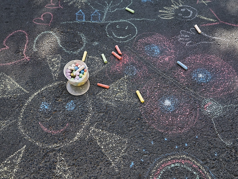 PLAYTIVE Jumbo Chalk or Mega Bubbles