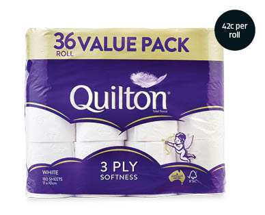 Quilton Toilet Paper 3ply 36pk
