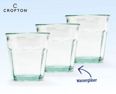 CROFTON Recycling-Trinkgläser