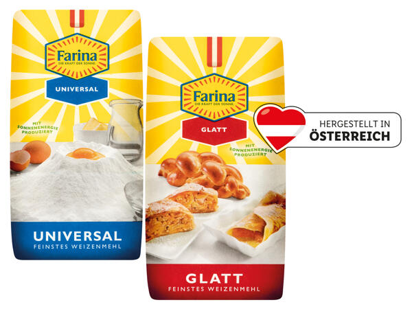 Farina Weizenmehl glatt oder universal