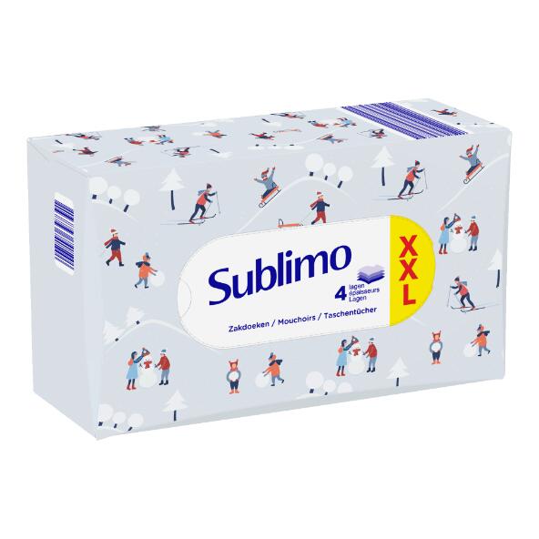 SUBLIMO(R) 				Taschentücher 4-lagig, 130 St.