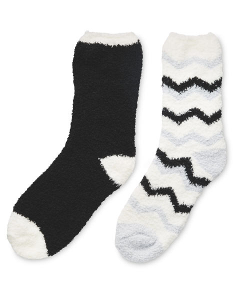 Avenue Zig Zag Lounge Socks 2 Pack