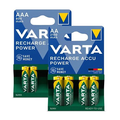VARTA Wiederaufladbare Batterien 4Stk