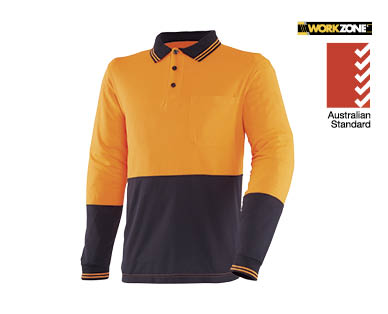 Men's Hi-Vis Polo – Long Sleeve