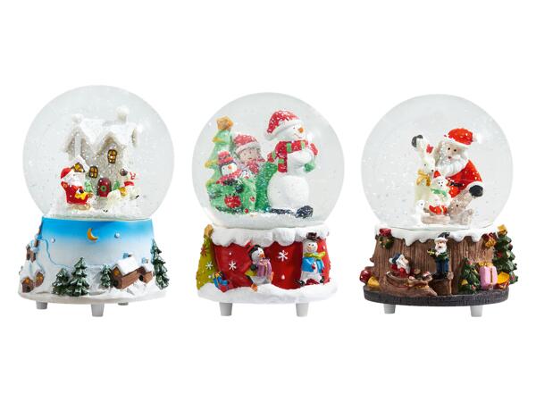 Snöglob med speldosa
