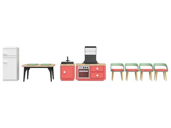 Miniature Furniture Set or Character Set for Doll House