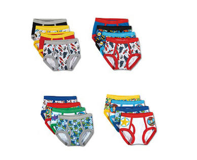 Toddler Boys' 8 Pack or Girls' 10 Pack Character Underwear