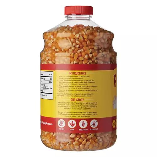 Gluten Free Yellow Popcorn Kernels, 45 oz