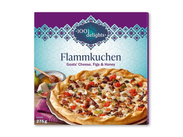 Orientalsk-inspireret flammkuchen