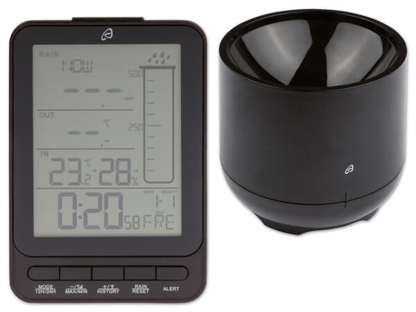 Wetterstation mit Regenmesser