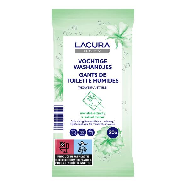 LACURA(R) Gants de toilette humides
