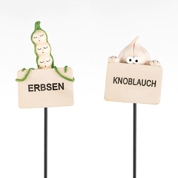 Lustige Gemüsestecker