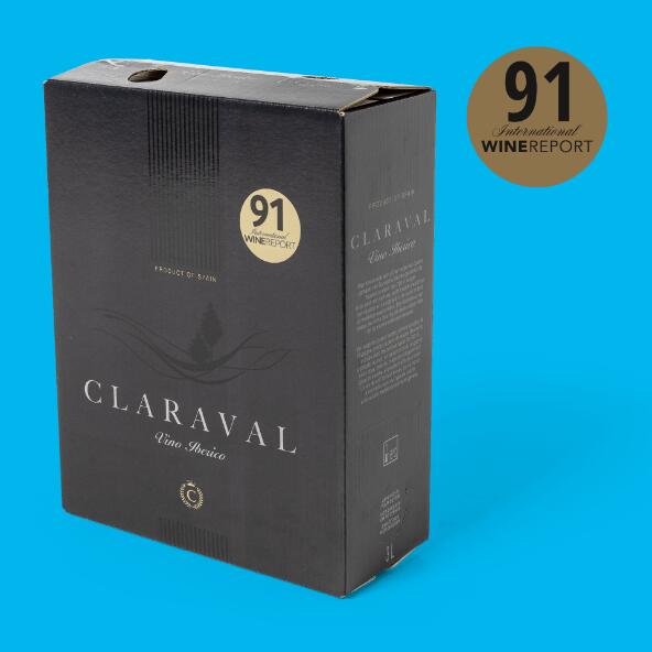 Spaanse rode wijn 'Claraval'