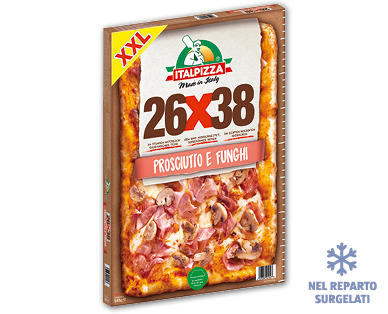 Pizza cotta nel forno a legna XXL