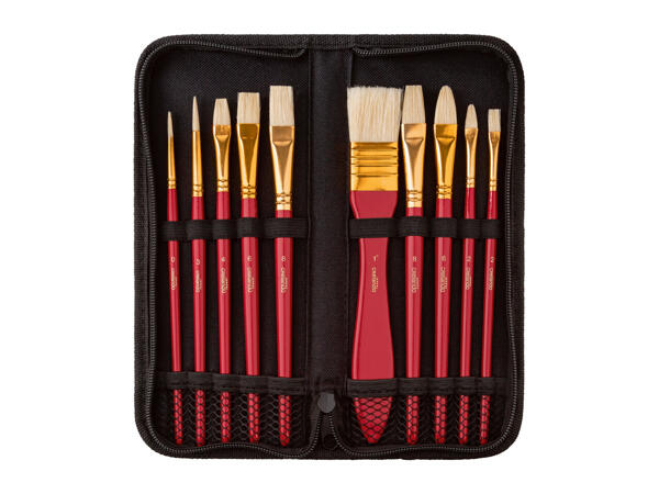 Crelando Paint Brush Set With Case