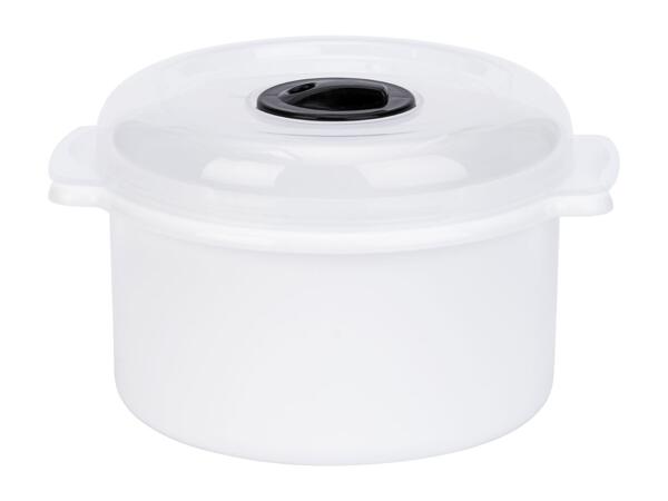 Livarno Home White Microwaveable Container Set - 3 Pieces