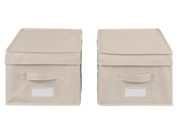 Storage box, 1 o 2 pieces or drawer organisers, 2 pieces