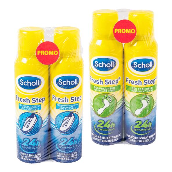 SCHOLL(R) 				Schuh- oder Fußspray, 2 St.
