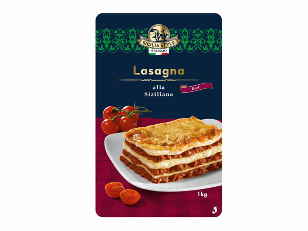 Lasagna de vită alla siciliana
