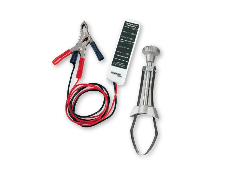POWERFIX Oil Filter Wrench/Battery and Alternator Tester