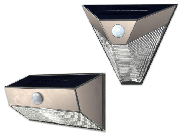 LED-Solar-Wandleuchte