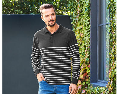 Men's Long Sleeve Polo