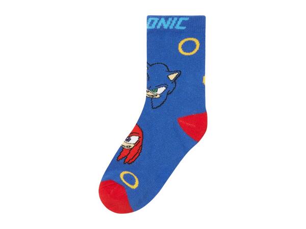 Kids' Super Sonic Socks - 3 Pairs