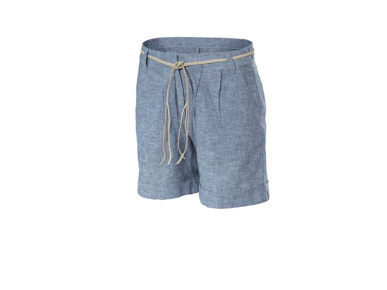 Linnen damesshort