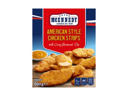 MCENNEDY Bâtonnets de poulet panés avec sauce trempette au curry