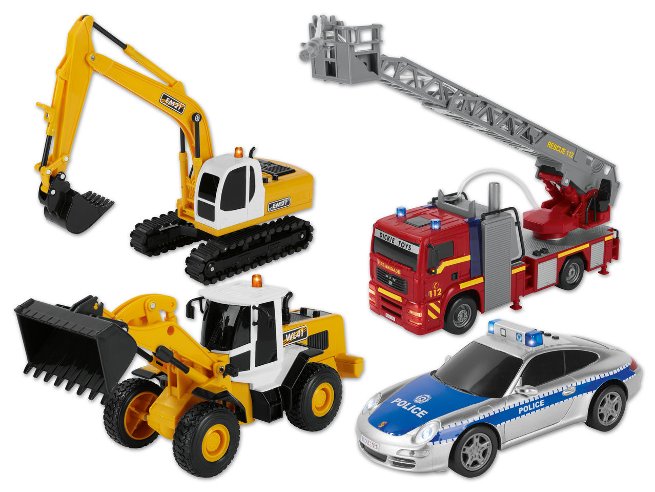 DICKIE TOYS(R) Bau-/Einsatzfahrzeug