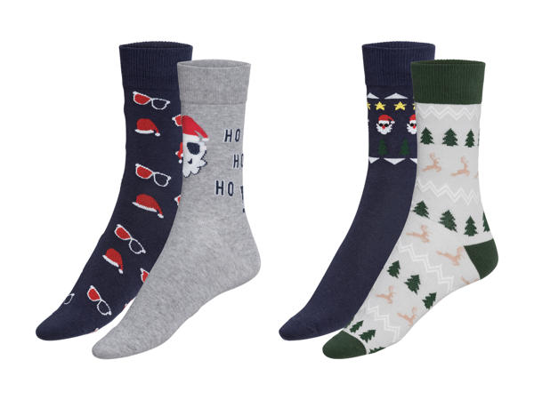 Chaussettes de Noël, 2 paires
