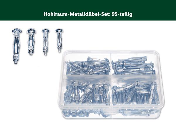 Hohlraum-Metalldübel-Set