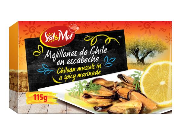 Mussels in Marinade with Olive Oil