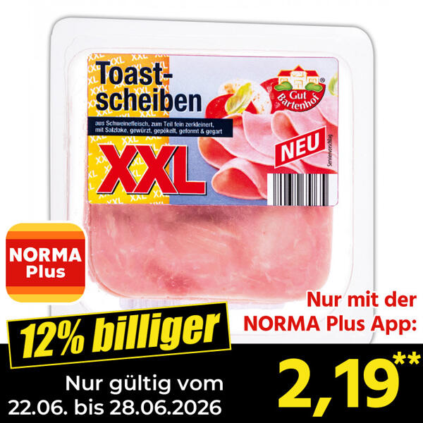Toastscheiben XXL