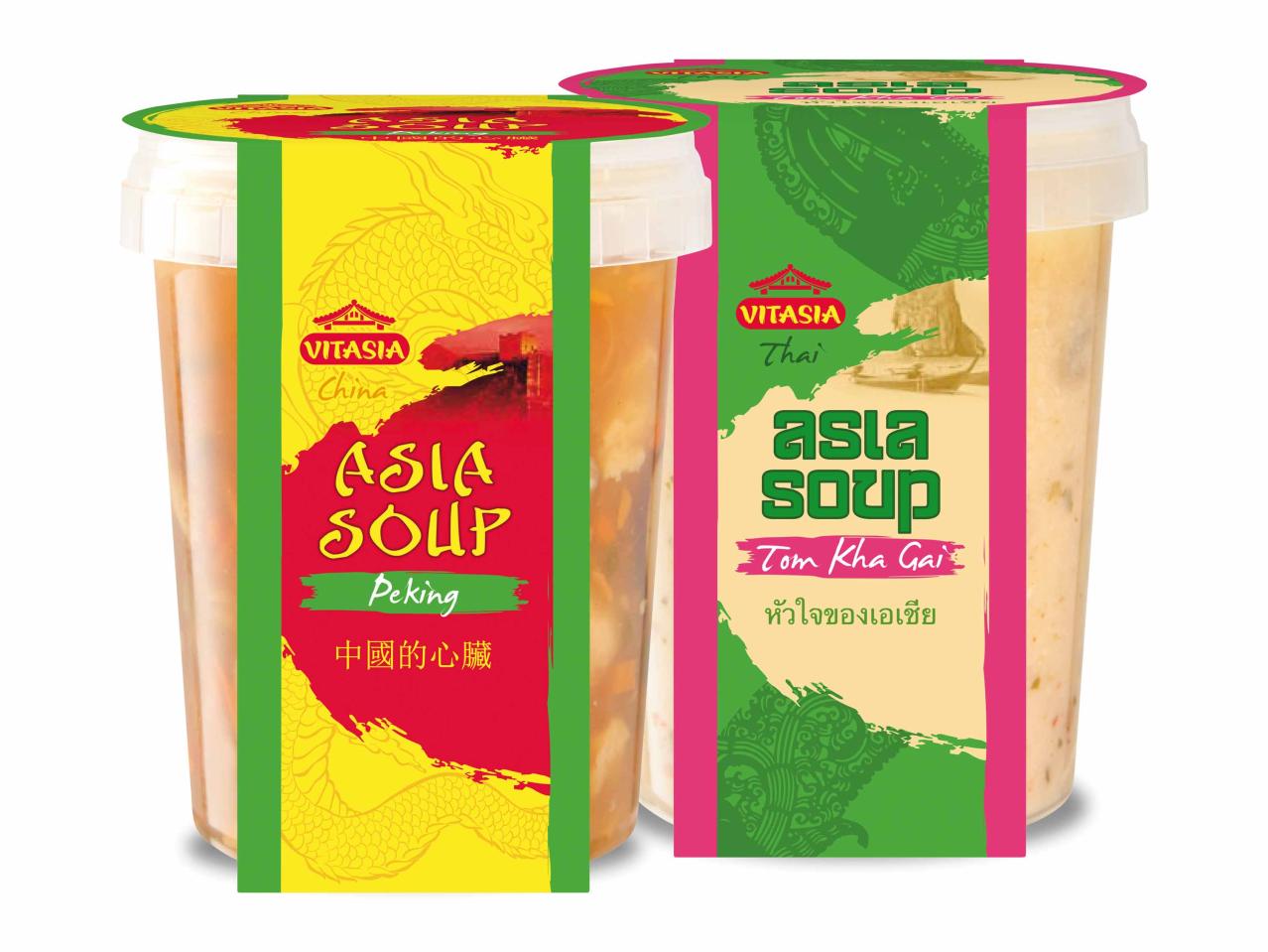 Soupe asiatique fraÎche
